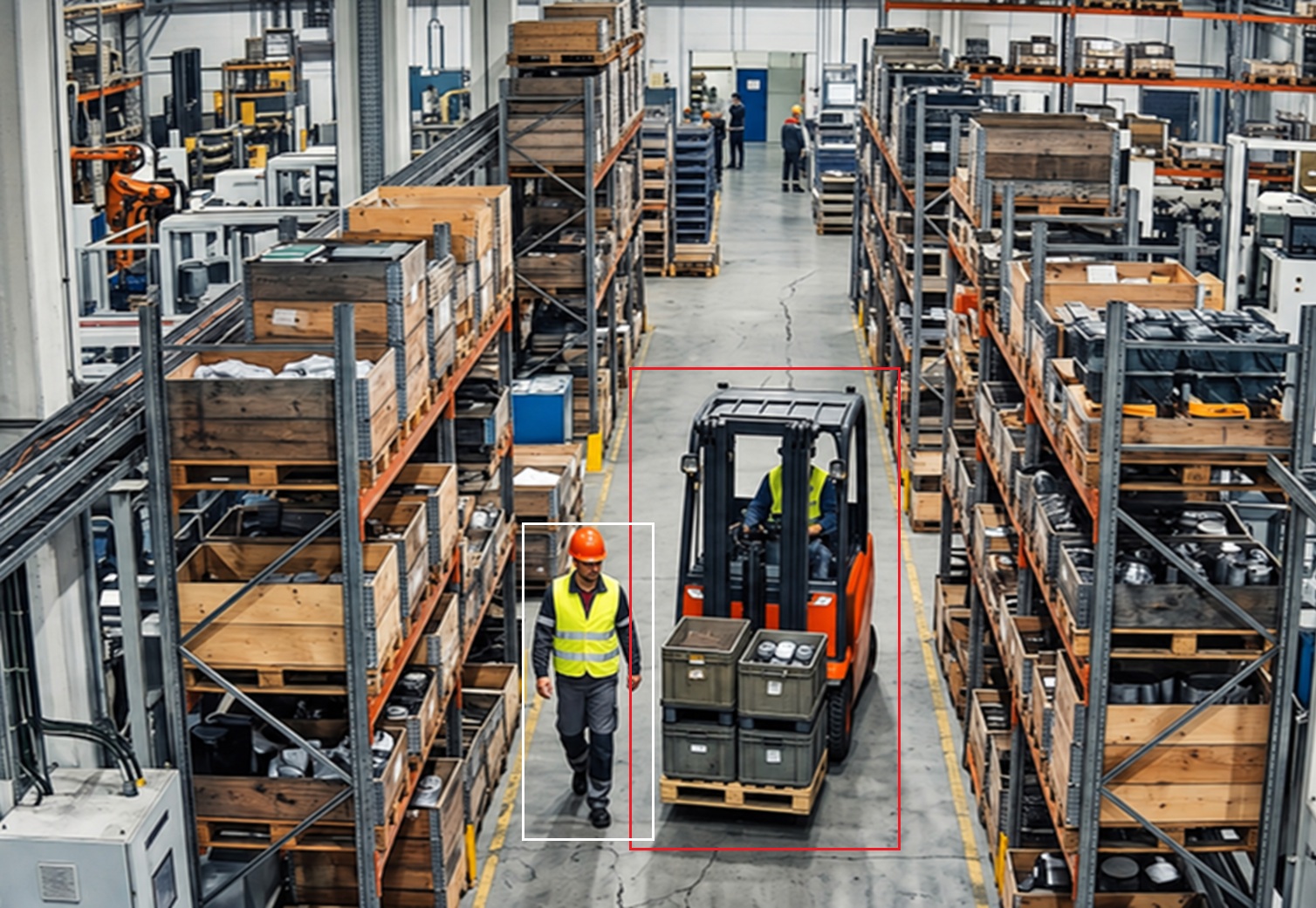 Forklift Entrapment Risk Detection